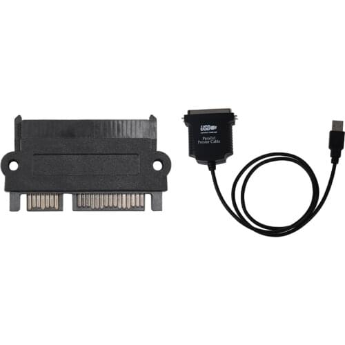 New Parallel Port DB36 LPT Printer USB Express Card Converter Adapter with Main Board Small Port SAS Hard Disk Adapter