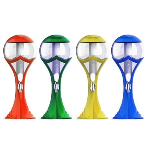 2020 new Wine beer tower Circular shape type V5 1.5L beer color colorful draft beer tower bar tools 4pcs/set