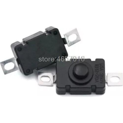 20PCS/LOT Flashlight Switches Touch Push Button Switch AC/DC 250V 1.5A Size 18mm x 12mm (L*W) KAN-28