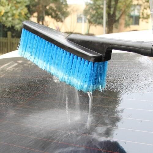 LEEPEE Auto Window Cleaner Washable Long Handle Foam Bottle Water Flow Switch Car Wash Brush Car Care Cleaning Tool Car-styling