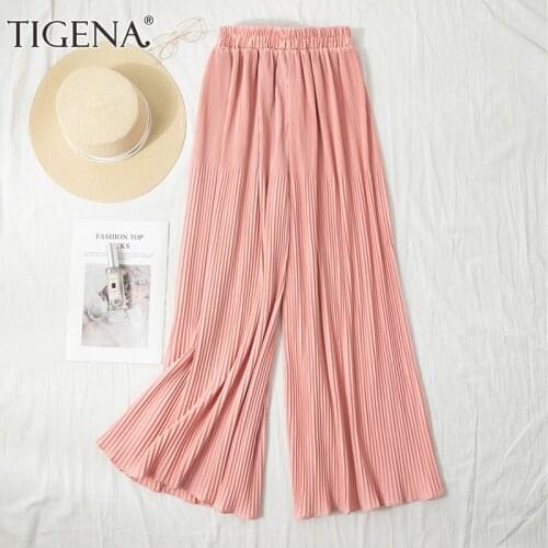 Женские летние брюки TIGENA China At AliExpress