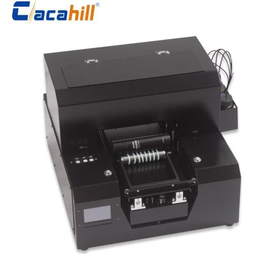 Cylindrical plane two-in-one UV printer infrared height measuring system for glass/leather/metal/textile printing