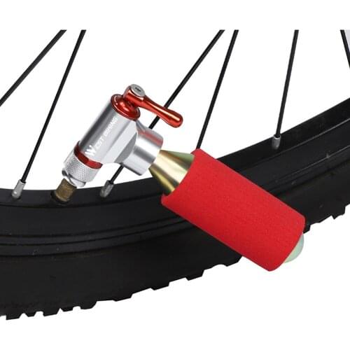 WEST BIKING Mini Bicycle Pump Portable Aluminum Alloy MTB Road Bike CO2 Inflator Hand Pump for Basketball Football Cycling