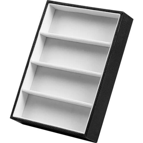 Uclio Sunglasses Display Glasses Cases 4 Grids Sunglasses Display Box Glasses Display Jewelry Organizer Tray