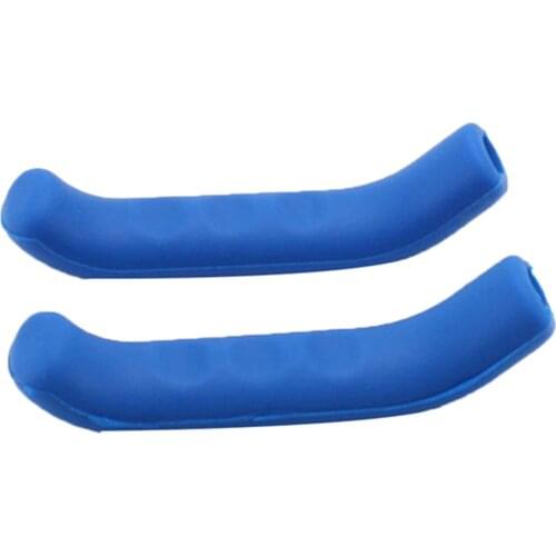 1 Pair Blue Silicone Brake Handlebar Protector Rubber Brake Lever Protective Jacket for Xiaomi Electric Scooter Accessories