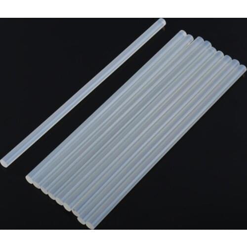 10Pcs/lot 7mm x 200mm Hot Melt Glue Sticks For Electric Glue Gun Craft Album Repair Tools For Alloy Accessories