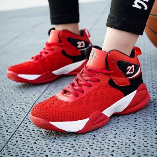 2021 Basketball Shoes Brand Kids Sneakers High Quality Breathable Non-slip Boys Sport Shoes Top Child Trainer Shoes Boys Basket