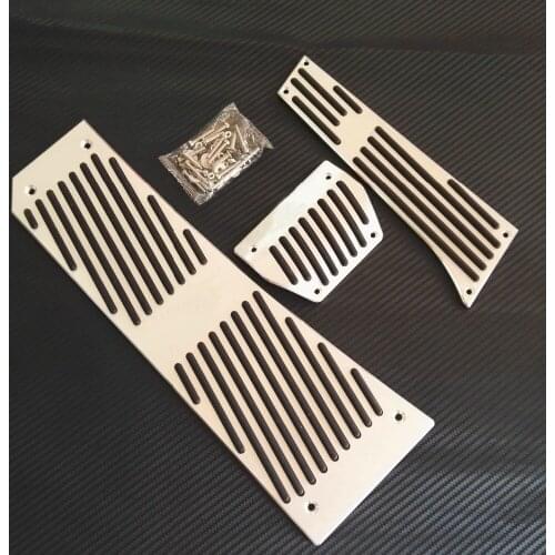TTCR-II Accessories Gas Fuel Brake Footrest Pedal Plate Pad For BMW New 5 6 7 series GT Touring X3 X4 Z4 AT MT 2008-2015 LHD
