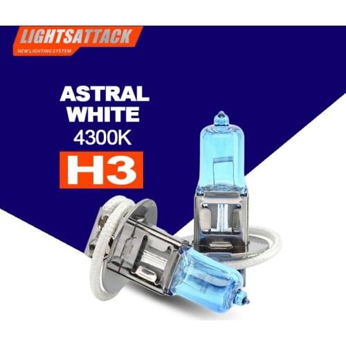 PEGASUS Car Halogen Headligh H3 1500lm Auto Bulb Headlamp 4300K