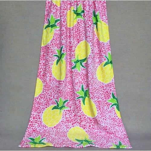 Free shipping 75*150cm Cartoon Pink Pineapple Towels baby bath towel Children Beach Bath Towel Cartoon Children Cover