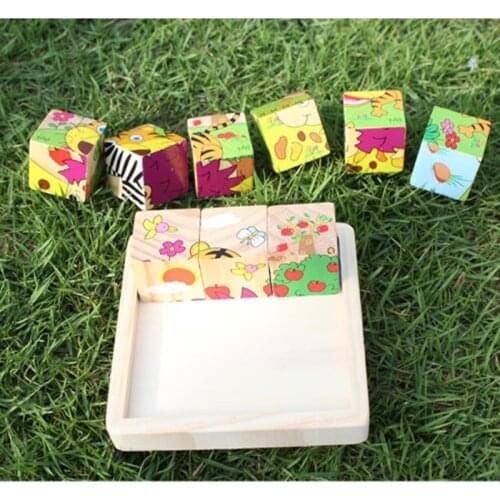 Wooden Toys Pazzle Game Accessories Jigsaw Puzzles Tray Wooden Puzzle Storage Tool Wooden Toys For Children Storage Toys