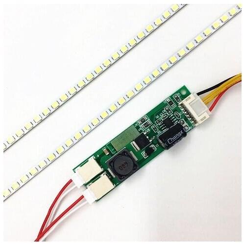 10 inch wide 227x2.0mm LCD Laptop Dimable LED Backlight Lamps Adjustable Update Kit Strip+Board 9-25V Input 2sets