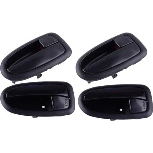DWCX 4Pcs Car Interior Door Handle Catch Fit for Hyundai Matrix Lavita 2001-2006 2007 2008 2009 2010 82610-17010 82620-17010