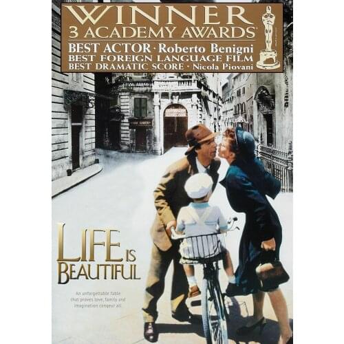 LIFE IS BEAUTIFUL Movie Art Film Print Silk Poster Home Wall Decor 24x36inch