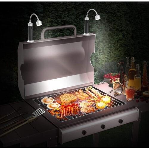 Multipurpose Magnetic Base Led BBQ Grill Light 360 Degree Adjustable For Party Outdoor Camping Barbecue Lights BBQ Accessories