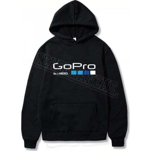 Mens Go Pro GoPro Hoodies Helmet Hero3 HD Camera Video Brand black blue red Men and women Sweatshirt Tops 0249