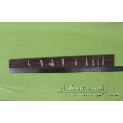 New high Quality 1 x 25.5 " Guitar Fretboard electric guitar rose Wood Fretboard Parts 29 # inlay