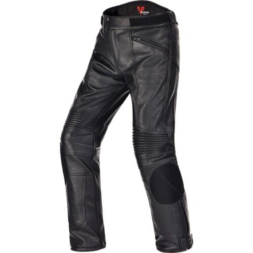 NEW Winter DUHAN 05 Motorcycle PU Leather Pants Motocross Dirt bike Trousers Racing Riding windproof Motor Protective pants