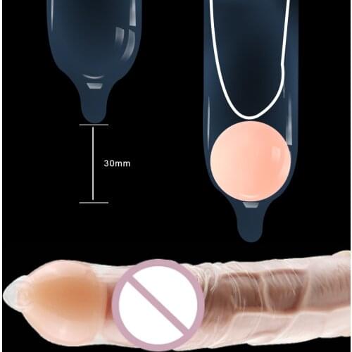 Normal Condom Penis Enlargement Penis Extender Beads Soft Head Attachment Reusable Ball Intimate Goods Sex Toys for Men
