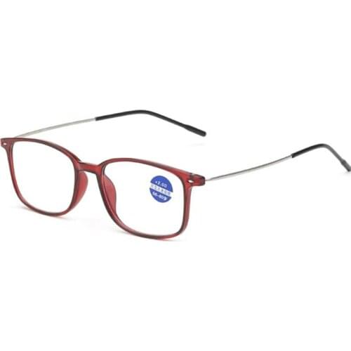 Clear Reading Glasses Rectangular Presbyopic Eyeglasses Unisex Hyperopia Spectacles +1.00~+4.00 Power Lenses Optical Eyewear