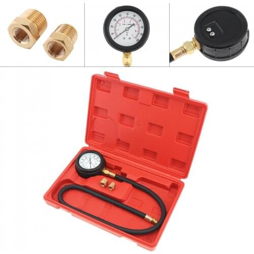Universal Portable 0 ~100 PSI / 0 ~ 7 Bar Portable Oil Pressure Gauge Engine Diagnostic Test Kit