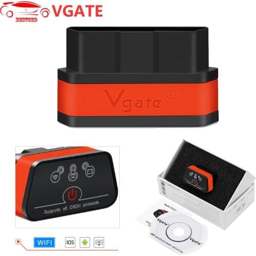 Vgate iCar2 Bluetooth OBD OBD2 Car Diagnostic tool Wifi ELM327 V2.1 for IOS/Android Auto Code Reader Scanner PK elm 327 V 1 5