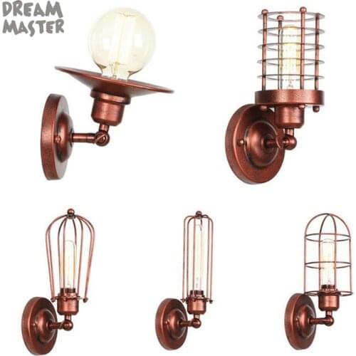 Vintage Led Wall Lamp American Loft Industrial wall light Bathroom wall Sconce lamps Dining Room Restaurant Modern wall Lighting