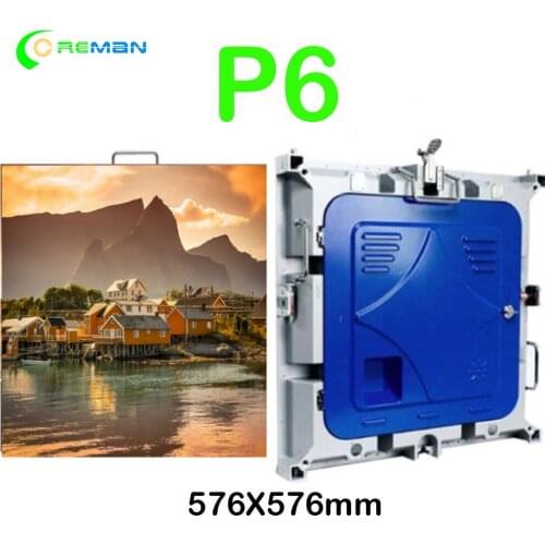 576X576mm die casting aluminum rental led screen for stage P6 digital sign billboard commercial videowalls P8 P10