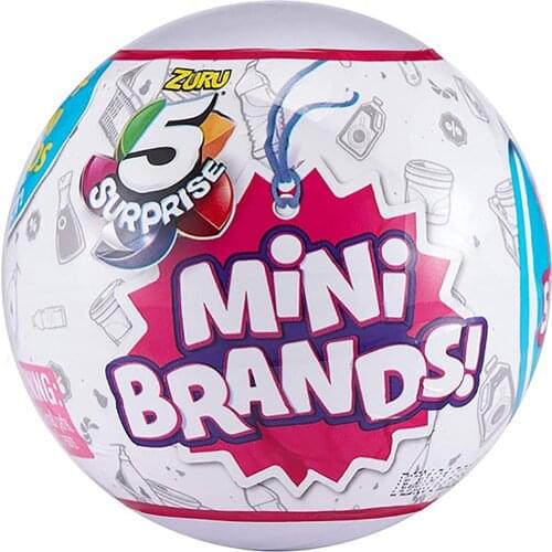 5 Surprise Mini Brands Mystery Capsule Real Miniature Brands Collectible Toy Zurus Blind Box Anime Figure Kids Toys Gift