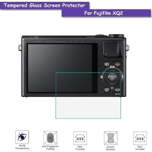 9H Tempered Glass LCD Screen Protector Shield Film for Fujifilm FUJI XQ2 Camera Accessories