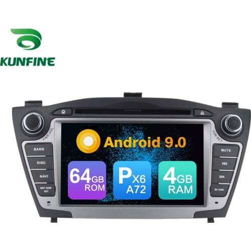 Android 9.0 Core PX6 A72 Ram 4G Rom 64G Car DVD GPS Multimedia Player Car Stereo For Hyundai IX35 2010-2013 radio headunit