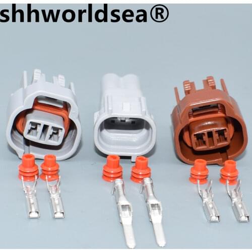 Shhworldsea 2 Pin 2.0mm 6189-0031 Parking Distance Control Auto Plug Fog Light Connector Clearance Lamp Socket For Toyota RAV4