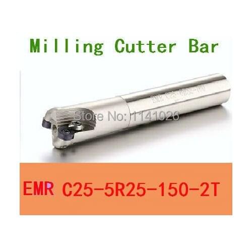 Free Shopping EMR C25-5R25-150 -2T D=25mm L=150mm Indexable Shoulder End Mill Arbor Cutting Tools, Milling Cutter Holder
