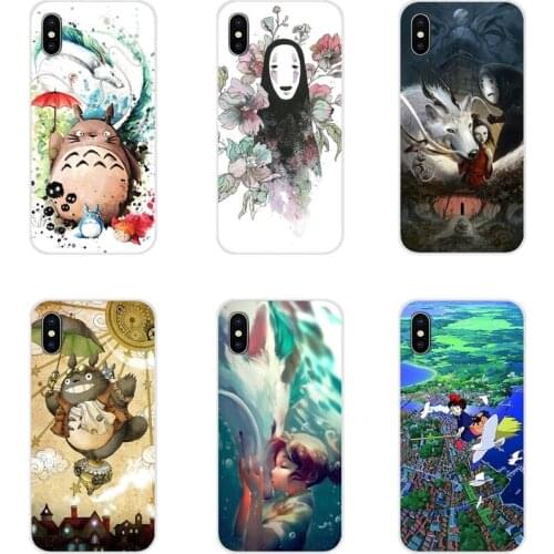 Studio Ghibli Ghiblies totoro Fashion Phone Case For Huawei G7 G8 P7 P8 P9 P10 P20 P30 Lite Mini Pro P Smart Plus 2017 2018 2019