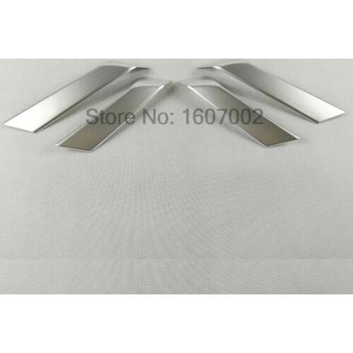 For Volkswagen VW Touran 2016 2017 ABS Matte Car Interior Decoration Accessories Door Handle Bar Sticker Cover Trim