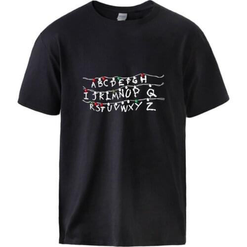 Stranger Things Mens T-shirts 2020 Summer Men Casual T shirts Cotton O-neck Tops Short Sleeve Hip Hop Tee Shirt Plus Size 3XL