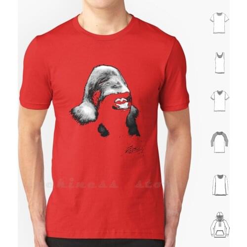 Gorilla , Monkey T Shirt 6xl Cotton Cool Tee Gorrilla Ape Gorrillaz Monkey King Kong Chimp Beast Chimpanse Roar Angry Hate