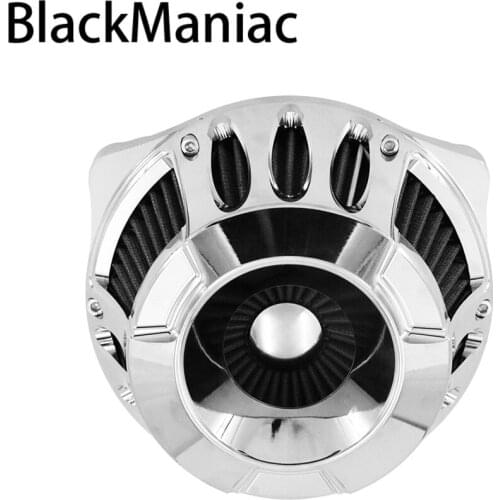 Motorcycle CNC Chrome Air Cleaner Intake Filter For Harley Touring Road Glide FLHR FLHX 2000-07 Dyna 2000-17 Sportster XL 04-Up