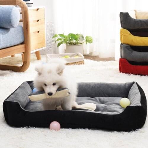 Pet Bed For Dogs cat house dog beds for large dogs Pets Products For Puppies dog bed mat Soft Fleece Warm Cat Bed House Winter