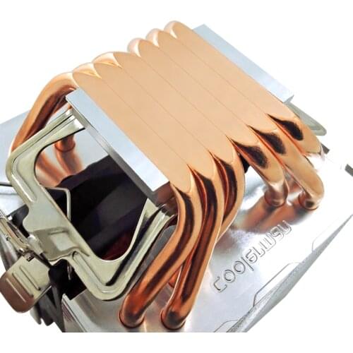 6 Heat Pipes CPU Cooler 4 Pin PWM RGB PC Quiet Intel LGA 2011 775 1200 1150 1151 1155 X79X99 AMD AM3 AM4 CPU Cooling Fan