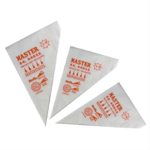 Thickened Disposable Cream Cake Icing Piping Decorating Bags and Pastry Bags Pastry Bags of 100 Pieces Baking Bare Tools