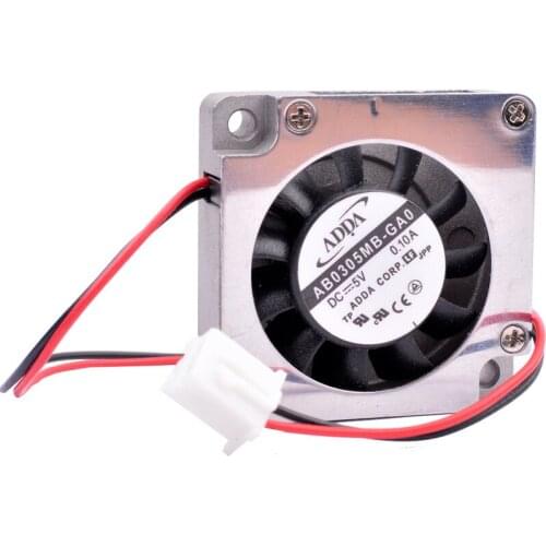 AB0305MB-GA0 3cm 30mm 30x30x10mm 3010 DC5V 0.10A Metal high temperature resistant micro blower cooling fan