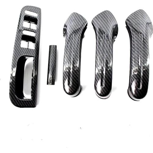 Auto Car Modified For Volkswagen VW Golf 4 Jetta MK4 Bora Window Lift Button Control Panel Door Handle Covers LHD Accessories