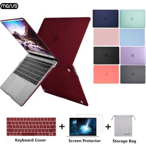 MOSISO Crystal Hard Case For Macbook Air 13 New 2018 Retina Pro 13 15 with/out Touch Bar Model A1706 A1707 A1990 AIR 13 A1932