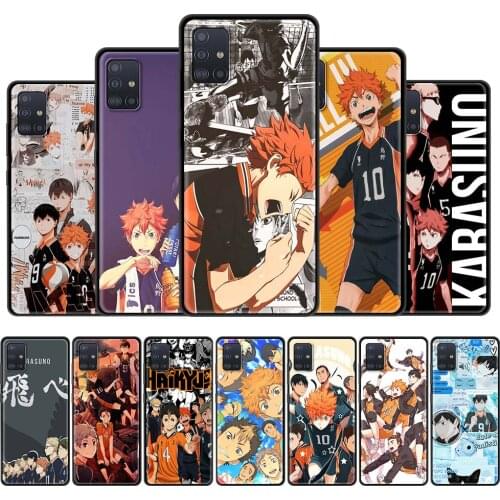 Soft Phone Case For Samsung Galaxy A51 A71 A21s A31 A41 M31 A11 A12 M51 A32 5G M30s A91 A42 Cover Funda Haikyuu Shoyo Anime Capa