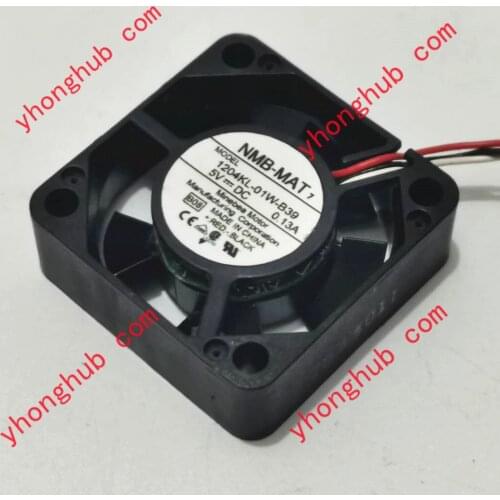 NMB-MAT 1204KL-01W-B39 B08 DC 5V 0.13A 30x30x10mm Server Cooling Fan