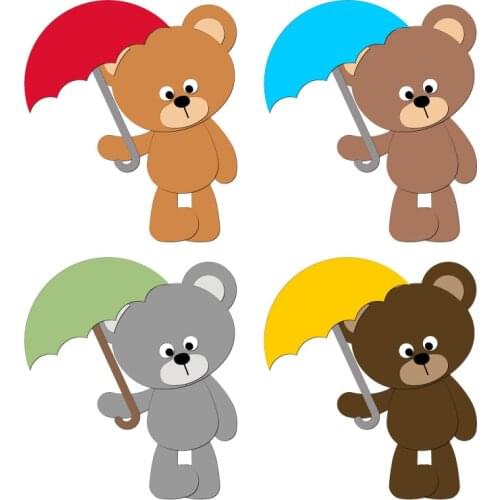 New Bear Puzzle Wooden Dies Cutting Dies Scrapbooking /Multiple Sizes /V-8411 Compatible with most die cutting machines