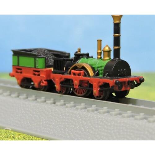 Diecast 1/160 Scale Germany The Adler" (German "Eagle") Steam Train Model Static Display Collection Adult Toys for Boys