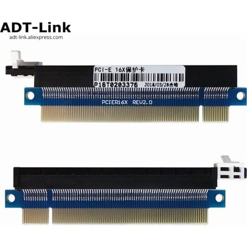 New PCI-E Express 164Pin 16x Male to Female Riser Extended Card Adapter Extended protection test DIP slot for 1U 2U 3U IPC