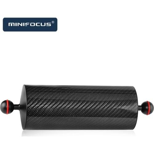 2PCS 10" D80mm Carbon Fiber Buoyancy Aquatic Arm Underwater Float Ball Arm for Diving Tray Video Light/Strobe Floating System